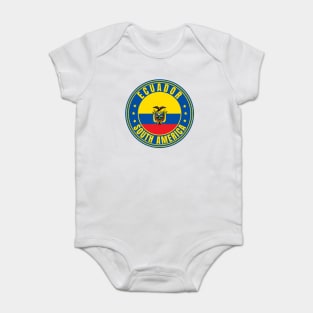 Ecuador Baby Bodysuit